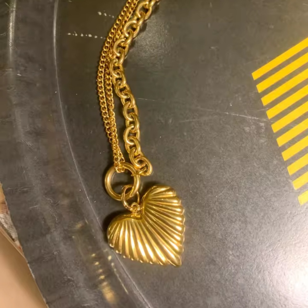 Pearl Flower Heart Series Pendants Stainless Steel Waterproof - Picture 11 of 12